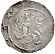 Denier anonymous Nuremberg mint, Holy Roman Empire, 1210-1225 reverse image