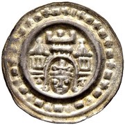 Denier Bracteate - Frederick II Ravensburg mint obverse image