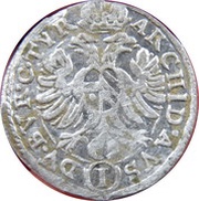 1 Kreuzer - Ferdinand II St Pölten, Austria, 1624 reverse image