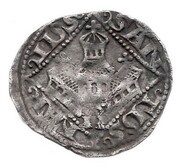 Denier - Frederick II, Holy Roman Empire, 1215-1250 reverse image