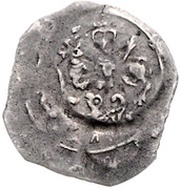 Denier - Frederick II Nuremberg mint, Holy Roman Empire, 1215-1250 reverse image