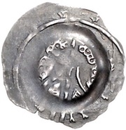 Denier - Frederick II Nuremberg mint, Holy Roman Empire, 1215-1250 reverse image