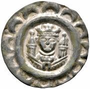 Denier Bracteate - Frederick II Donauworth mint obverse image