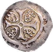 Denier - Frederick II Eger mint, Holy Roman Empire, 1215-1250 reverse image