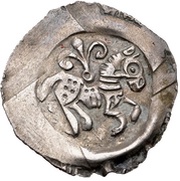 Denier - Frederick II Nuremberg mint obverse image