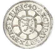 1 Kreuzer - Ferdinand III Graz, Austria, 1638-1648 reverse image
