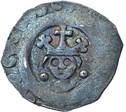 Denier - Frederick II Nuremberg mint obverse image