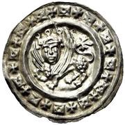 Denier Bracteate - Frederick II Überlingen mint obverse image