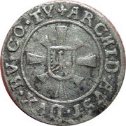1 Kreuzer - Leopold I Hall, Austria, 1658-1668 reverse image