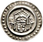 Denier Bracteate - Frederick II Ravensburg mint obverse image