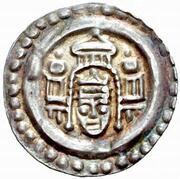 Denier Bracteate - Frederick II Ravensburg mint obverse image