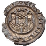 Denier Bracteate - Frederick II Ravensburg mint, Holy Roman Empire, 1240-1250 reverse image