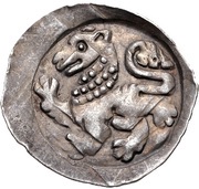 Denier - Frederick II Nuremberg mint, Holy Roman Empire, 1240-1268 reverse image