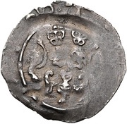 Denier - Frederick II Nuremberg mint, Holy Roman Empire, 1245-1250 reverse image