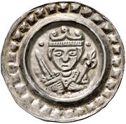 Denier Bracteate - Conrad IV Ulm mint obverse image