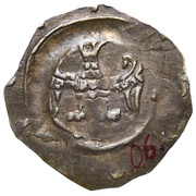 Denier anonymous Nuremberg mint, Holy Roman Empire, 1250-1268 reverse image
