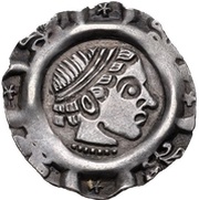 Denier - Conrad IV Nuremberg mint obverse image