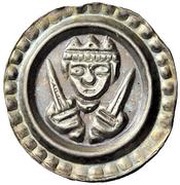Denier Bracteate - Conrad IV Ulm mint obverse image