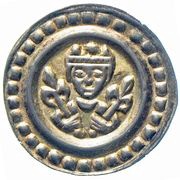 Denier Bracteate - Conrad IV Ulm mint obverse image