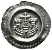 Denier Bracteate Ravensburg mint, Holy Roman Empire, 1265 obverse image