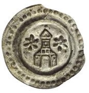 Denier Bracteate Ravensburg mint, Holy Roman Empire, 1265 reverse image