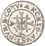 1 Kreuzer - Leopold I Hall, Austria, 1668-1670 reverse image