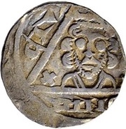 Denier - Rudolf I Dortmund mint, Holy Roman Empire, 1273-1291 reverse image