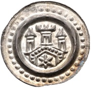 Denier Bracteate - Rudolf I Ravensburg mint obverse image