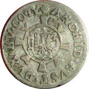 1 Kreuzer - Leopold I Hall, Austria, 1672-1695 reverse image