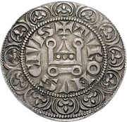 Groschen Tournois - Charles IV Frankfurt mint, Holy Roman Empire, 1346-1355 reverse image