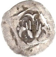 Heller with hand - Wenceslaus Nuremberg mint obverse image