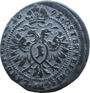 1 Kreuzer landmünz - Leopold I Vienna, Austria, 1695 reverse image