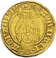 Goldgulden - Albrecht II reverse image