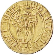 Goldgulden - Frederick III with Philipp von Weinsberg, Holy Roman Empire, 1478-1490 reverse image