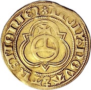Gold guilder - Frederick III Dortmund mint, Holy Roman Empire, 1452-1493 reverse image