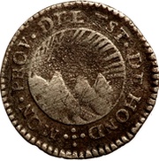 ½ Real State of Honduras - Provisional obverse image