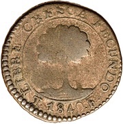 1 Real State of Honduras - Provisional reverse image