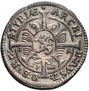 1 Kreuzer - Joseph I Graz, Austria, 1706-1711 reverse image