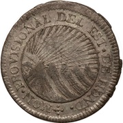 2 Reales State of Honduras - Provisional obverse image