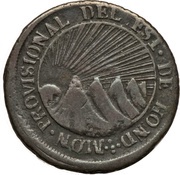 2 Reales State of Honduras - Provisional obverse image