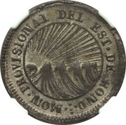 4 Reales State of Honduras - Provisional obverse image