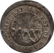 4 Reales State of Honduras - Provisional obverse image