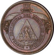 4 Pesos Pattern strike obverse image