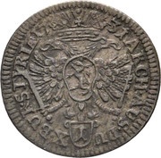 1 Kreuzer - Charles VI Graz, Austria, 1730-1732 reverse image