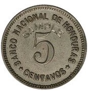 5 Centavos Pattern reverse image