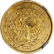 10 Centavos Pattern Strike reverse image