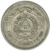 25 Centavos Pattern strike obverse image