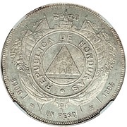1 Peso Mule obverse image
