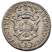 1 Kreuzer - Maria Theresia Hall, Austria, 1742 reverse image