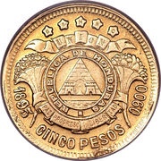 5 Pesos obverse image